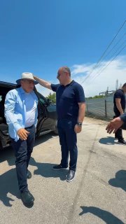 Никол Пашинян на стройке детского сада в Ехегнаване, Котайкская область