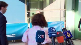 Кая Каллас на рабочем завтраке по Армении с участием главы МИД Армении