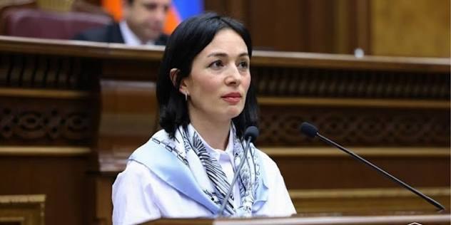 Министр ОНКС РА Жанна Андреасян на мероприятии в Котайкской области