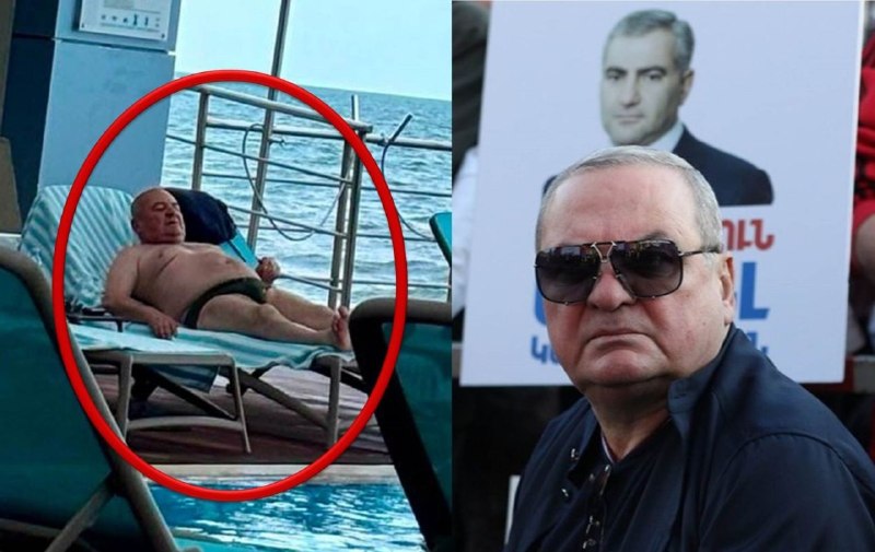 Брат калужского Само Карен Карапетян на морском курорте