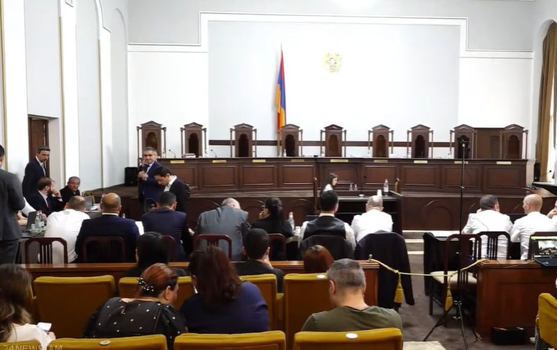 Здание Конституционного суда Армении, заседание по выборам в Котайкской области