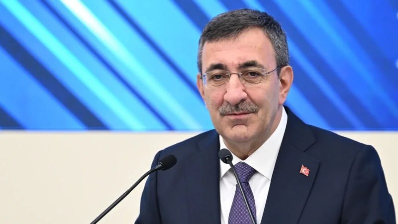 Вице-президент Турции Джевдет Йылмаз выступает на пресс-конференции