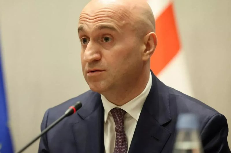 Сулхан Тамазашвили, министр внутренних дел Грузии, на официальном мероприятии