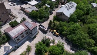 Вид на Чаренцаван, Котайкская область, Армения