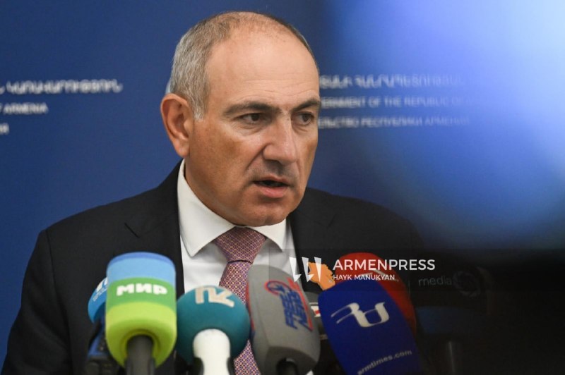 Никол Пашинян на заседании правительства Армении