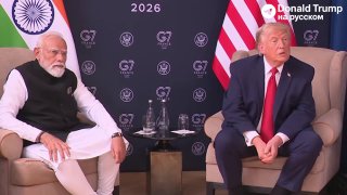 Дональд Трамп и Нарендра Моди на встрече в Вашингтоне