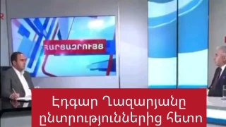 Эдгар Казарян, мэр города Раздан в Котайкской области, до и после выборов