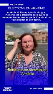 Натали Луазо, депутат Европарламента, на выборах в Армении, Котайк