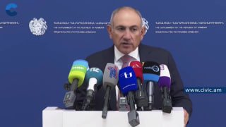 Никол Пашинян выступает с заявлением о выборах в Котайкской области